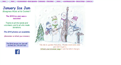 Desktop Screenshot of januaryicejam.com